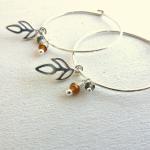Sterling Silver Hoop Earrin..