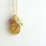Flower Charm Necklace in Go..